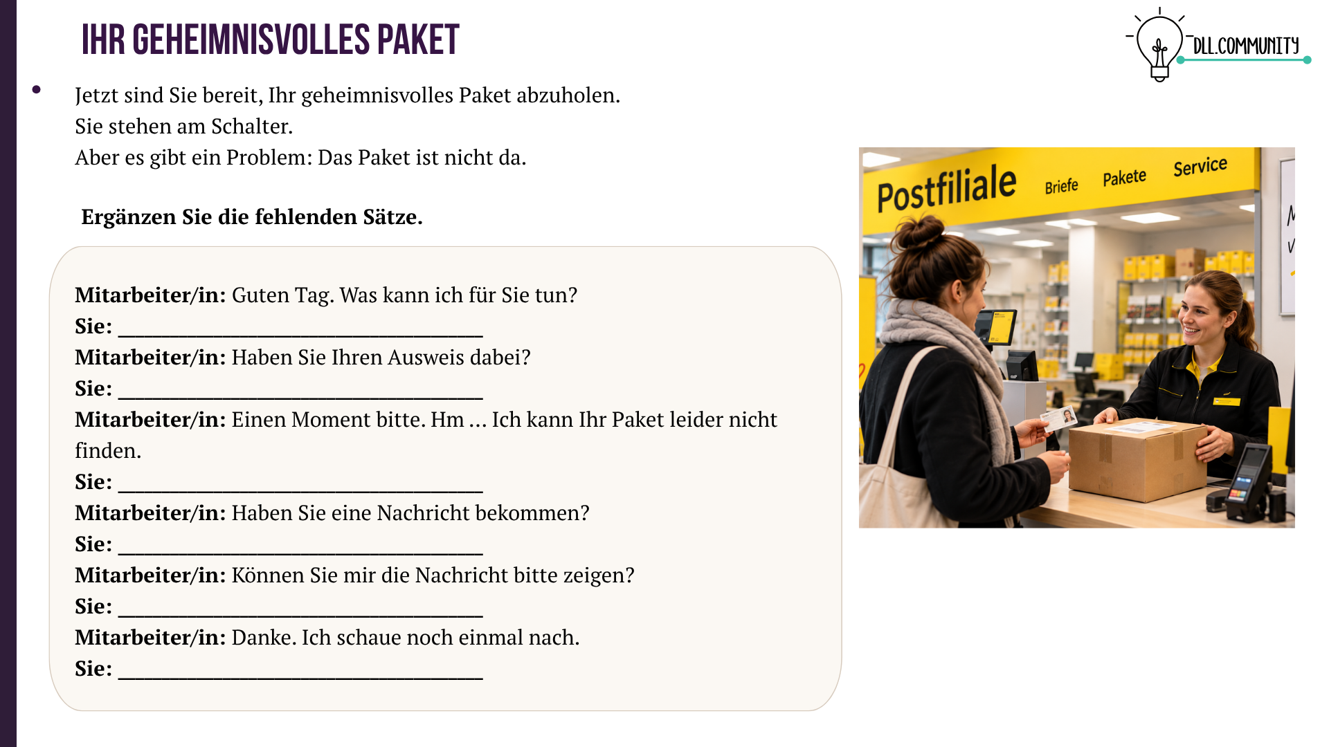 IN DER POST: Das geheimnisvolle Paket