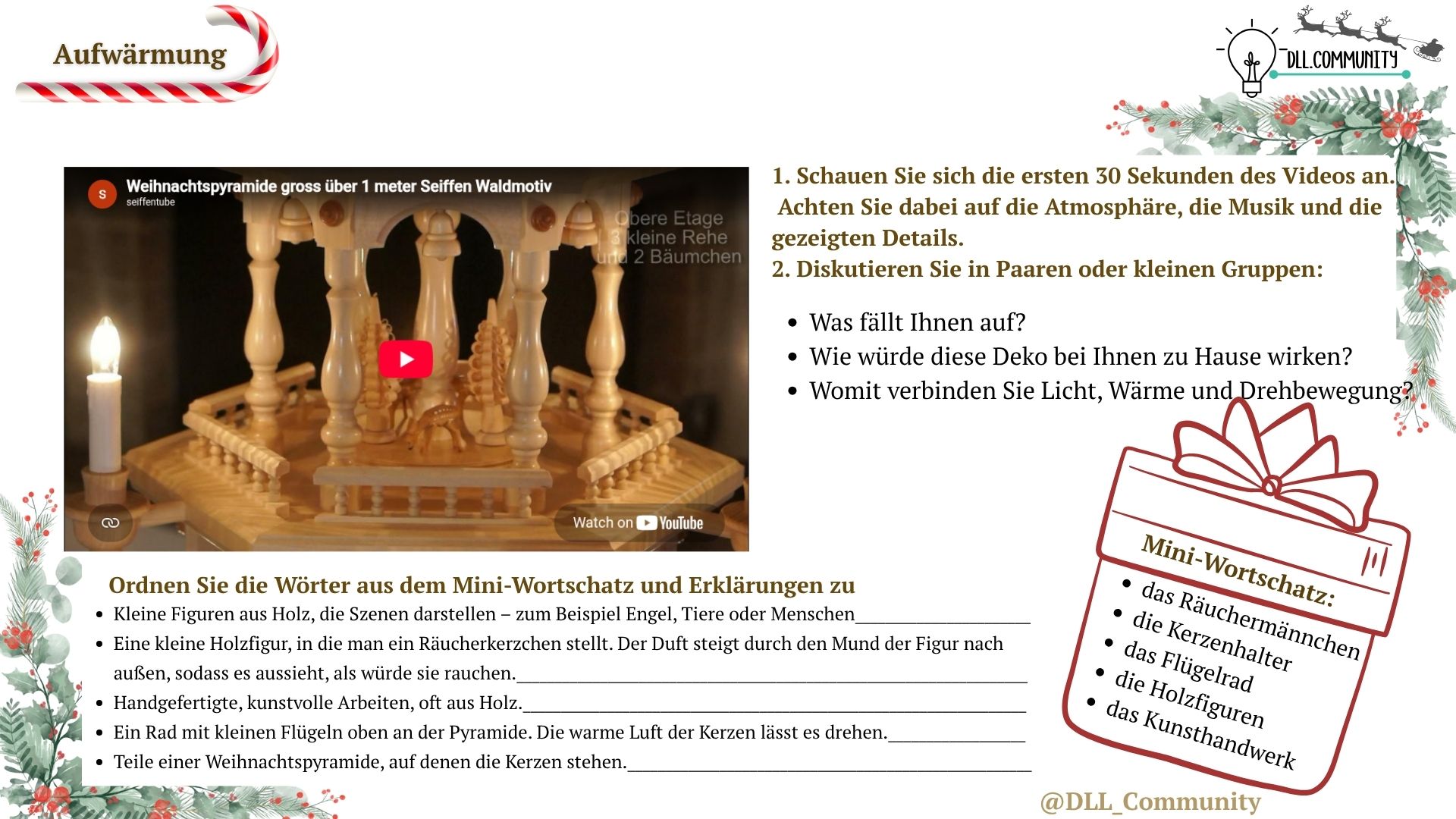 Weihnachtspyramiden – mehr als Deko!