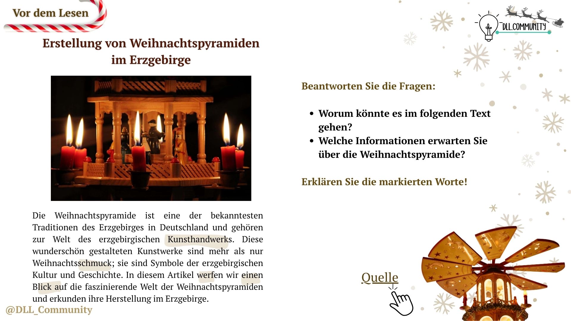 Weihnachtspyramiden – mehr als Deko!
