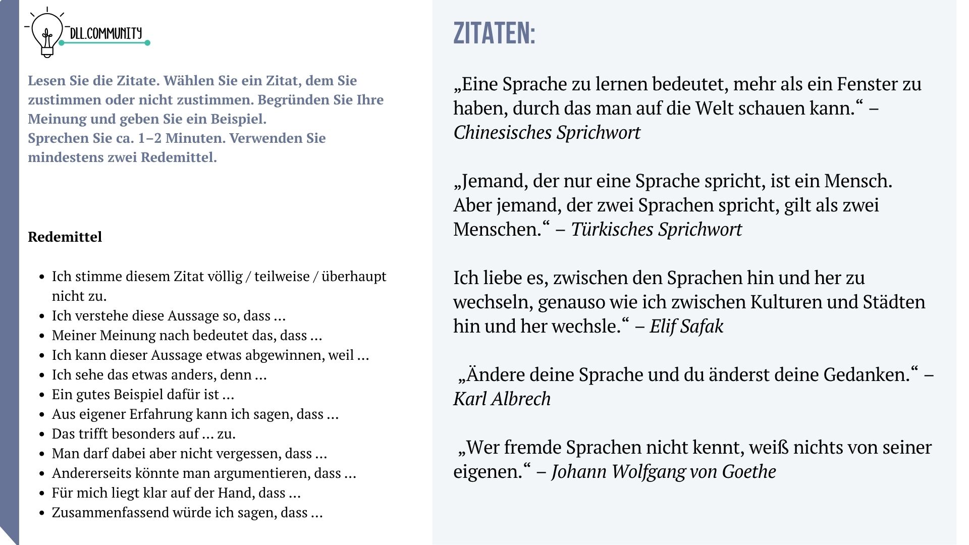 SPRACHCLUB: Mehrsprachigkeit: Ja oder nein?