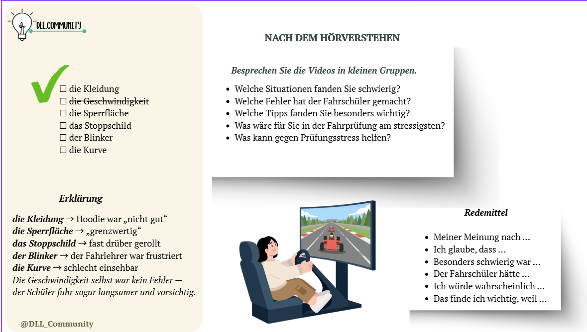 Die Fahrprüfung: Stress oder Routine? 