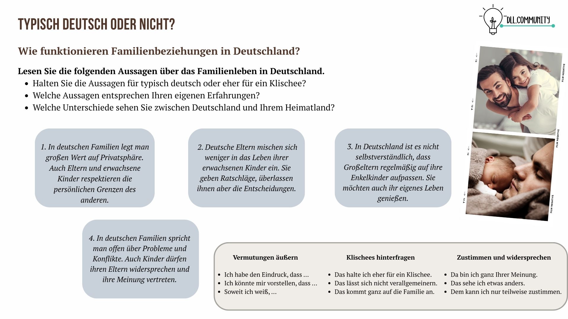 SprachClub: Familienleben ohne Filter