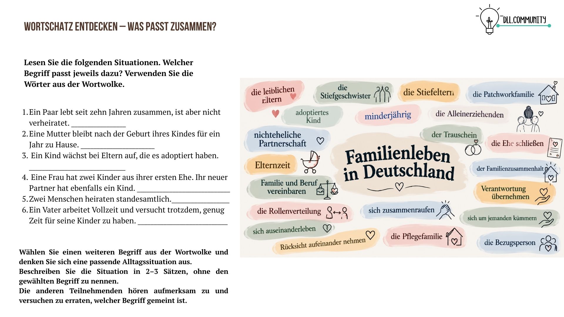 SprachClub: Familienleben ohne Filter